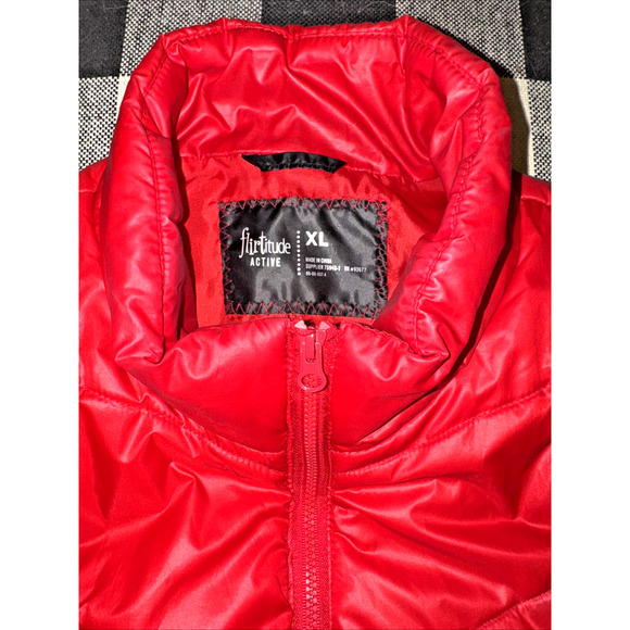 Flirtitude Active Red Puffy Vest XL - Picture 6 of 8